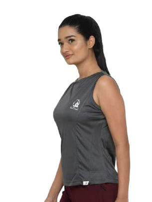 Women's Sleeveless Boat Neck Top - Comfy Fit