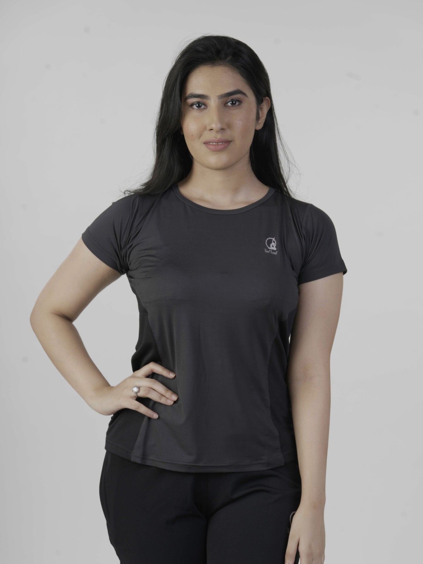 Black extra large-tshirts for women exercise