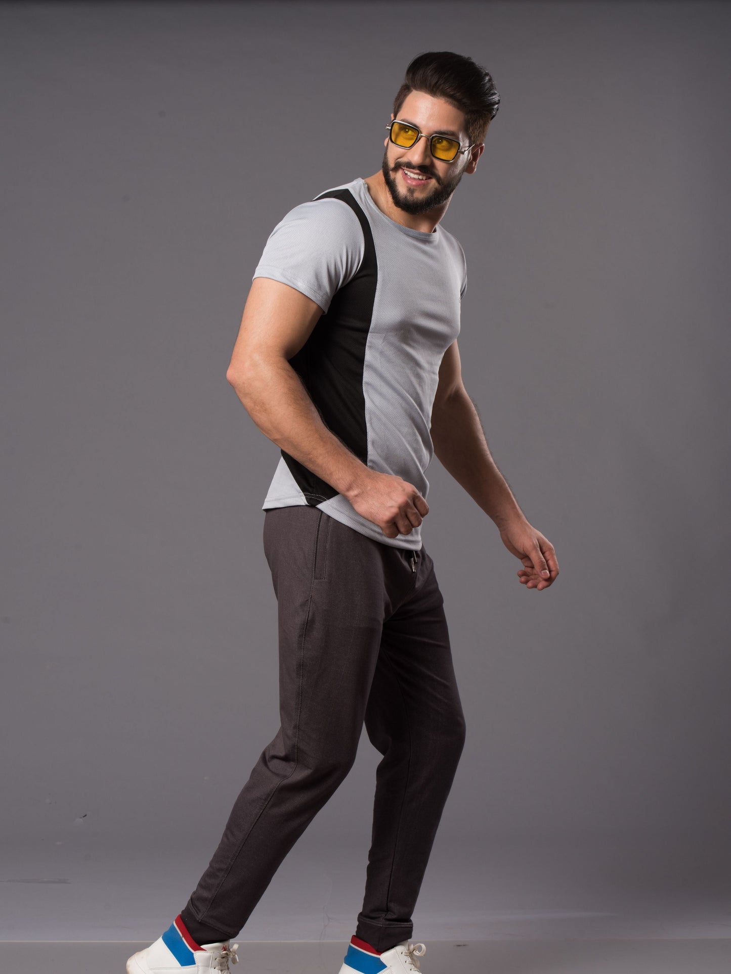 Panel Half Sleeve T- shirts