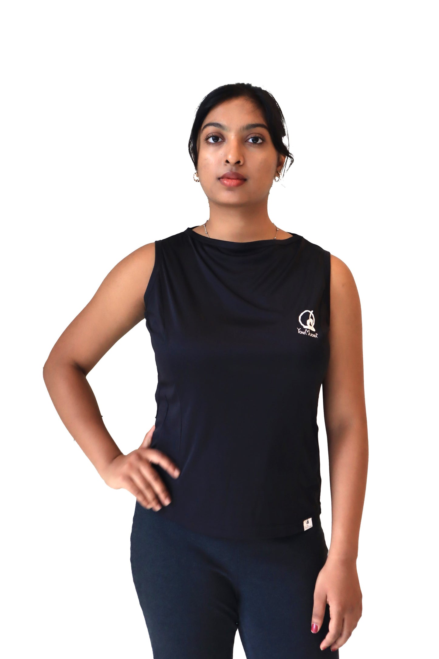 Women's Sleeveless Boat Neck Top - Comfy Fit