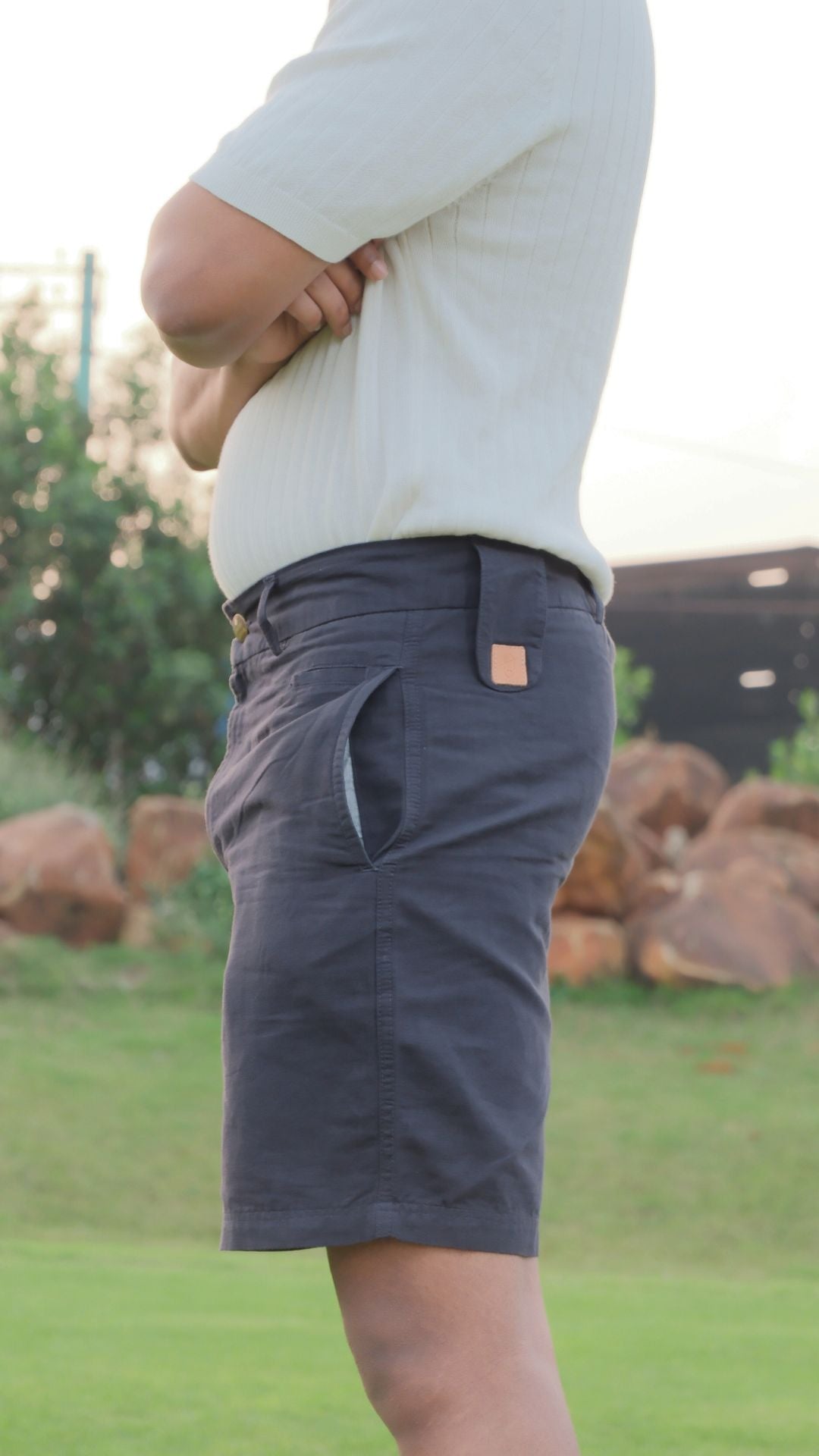 Men’s Golf Shorts – Hemp & Cotton Blend | Breathable &Durable | 100% Natural