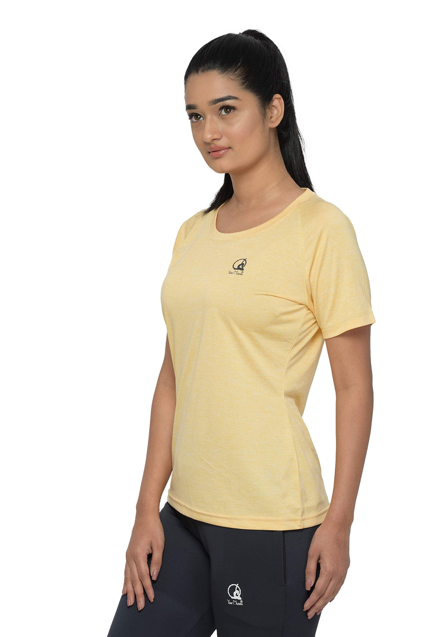 XL Raglan_yellow_yoga_tshirt_for_women