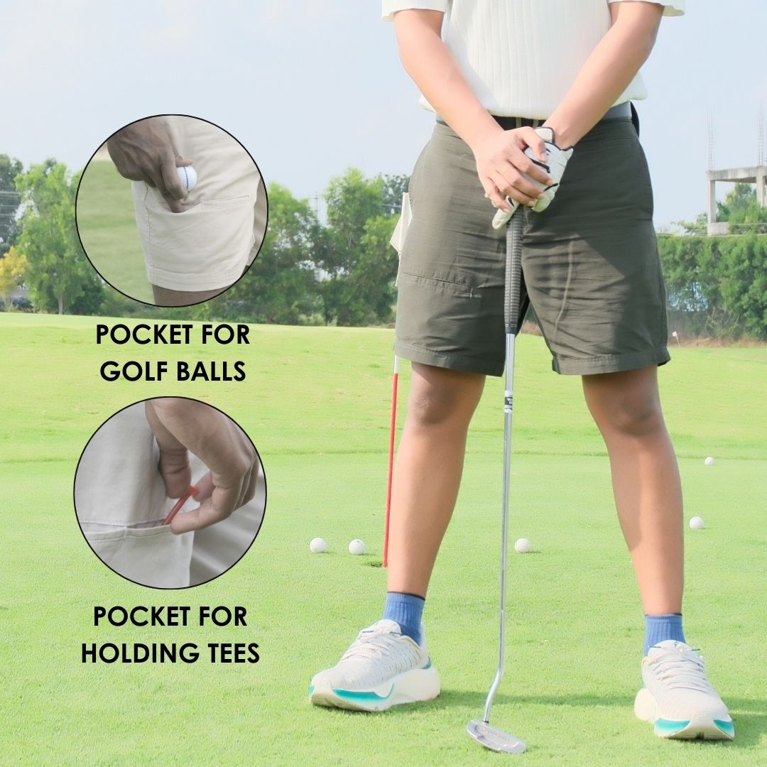Men's Golf Shorts | Stretch Cotton | Breathable | Comfort Fit